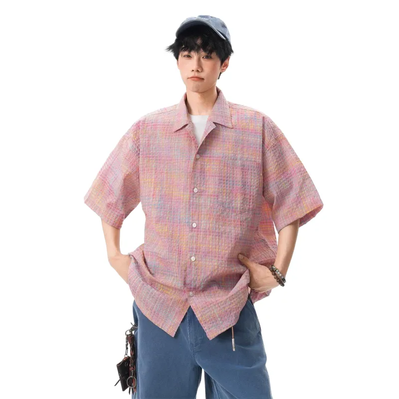 T-IRA Shirts Unisex Pink Embroidery-2