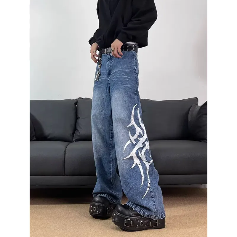 T IRA Jeans Unisex Vintage Blue Summer-1