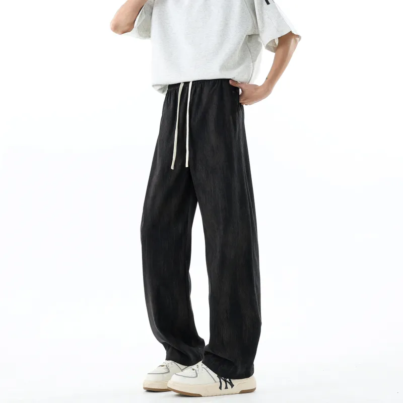 T-IRA Casual Pants Unisex Beige-11