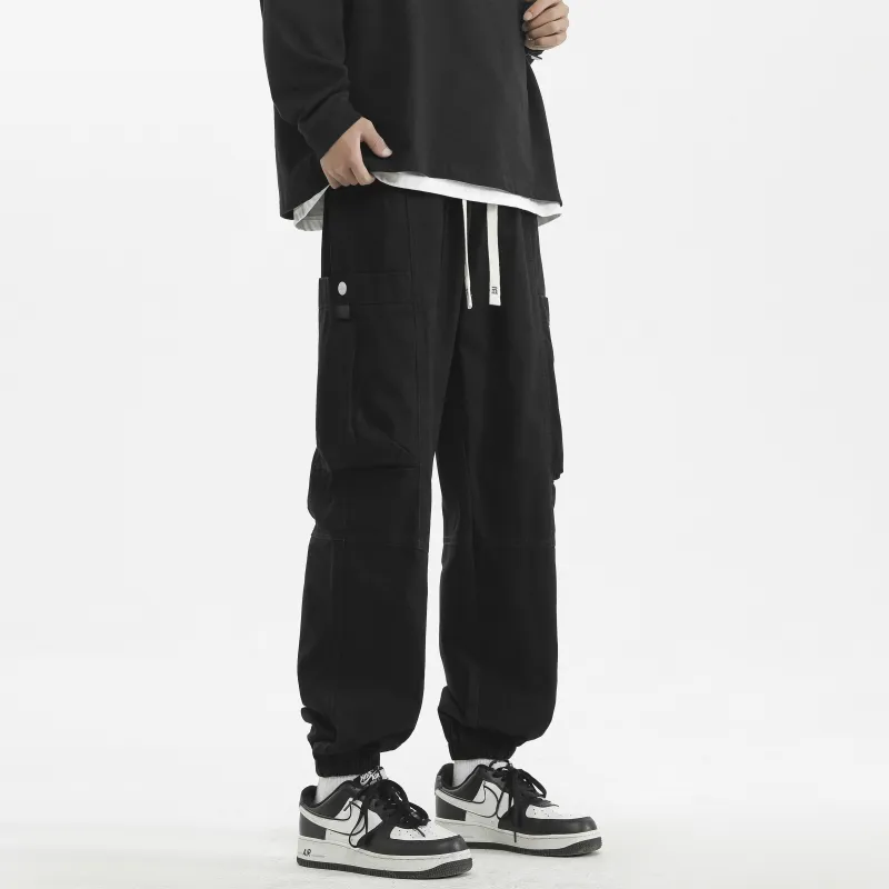 T IRA Cargo Pants Unisex Orange Red-6