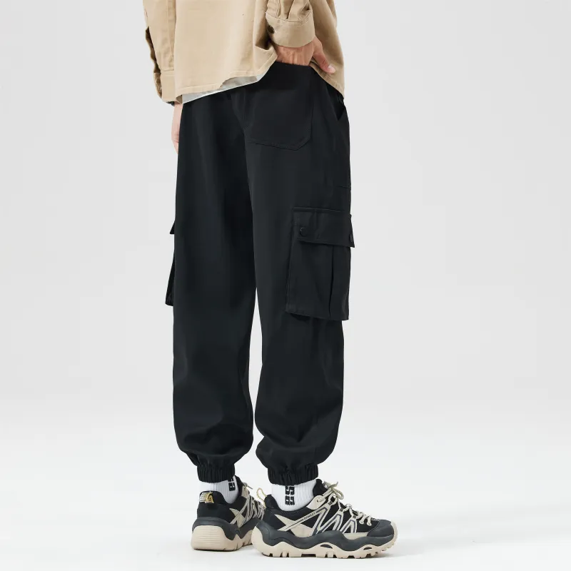 T IRA Cargo Pants Unisex Dark Purple-1