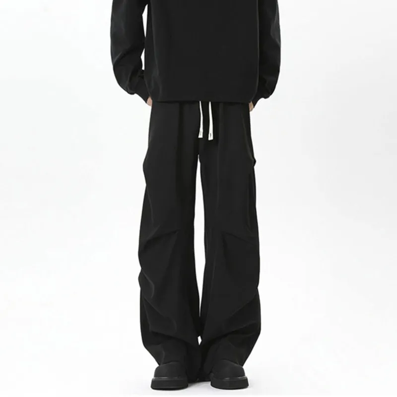 T IRA Casual Pants Unisex Black-1