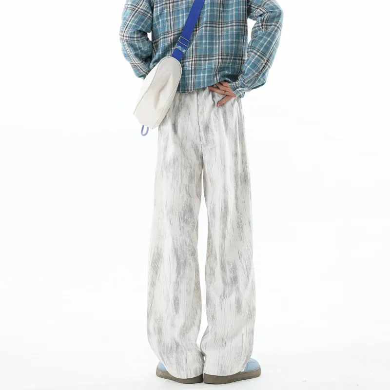 T-IRA Casual Pants Unisex Beige-3
