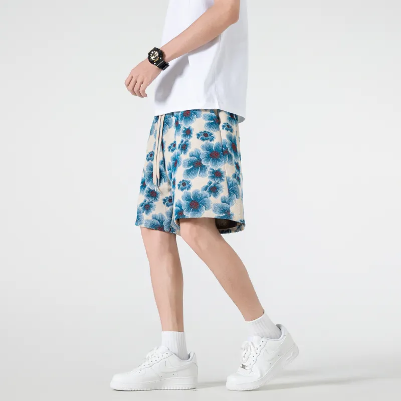 T IRA Casual Shorts Unisex Bali Blue-3