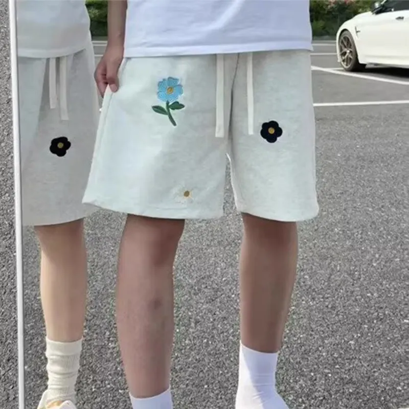T IRA Casual Shorts Unisex White-1