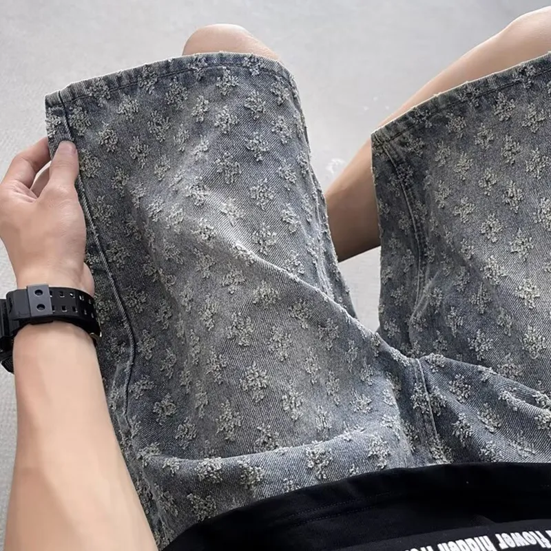 T IRA Denim Shorts Unisex-3