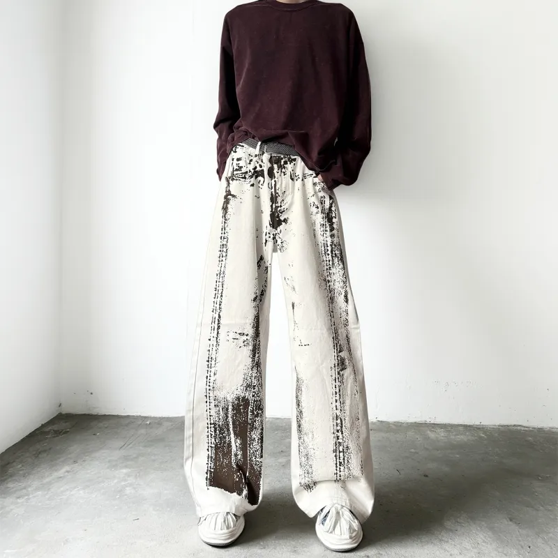 T-IRA Jeans Unisex Apricot-2