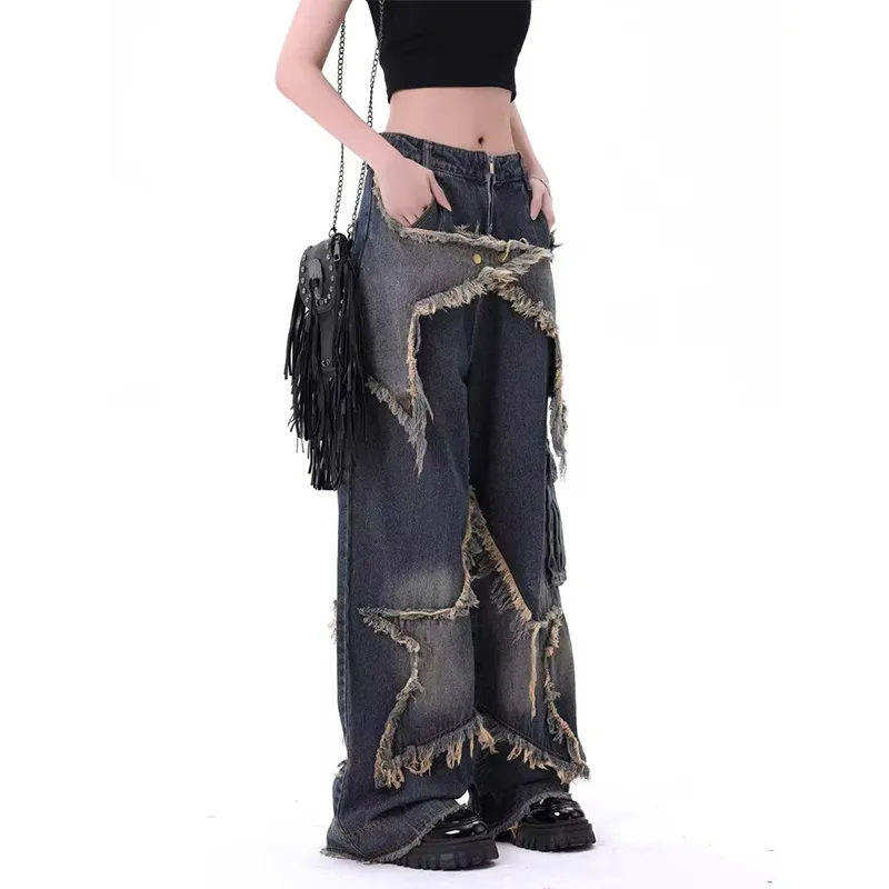 T IRA Jeans Unisex Vintage Blue-2