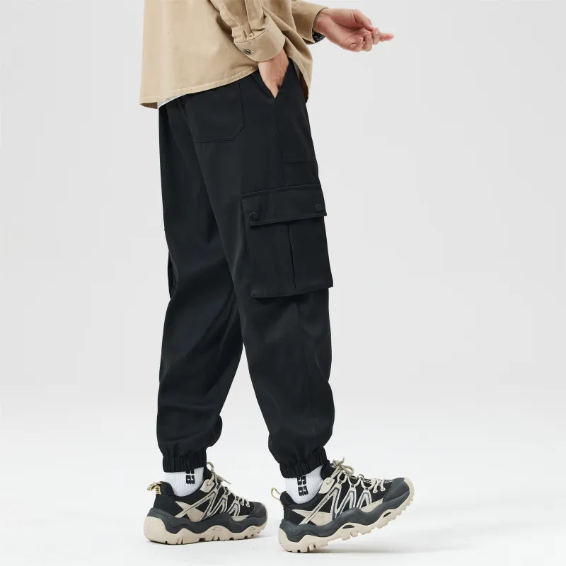 T IRA Cargo Pants Unisex Dark Purple-4
