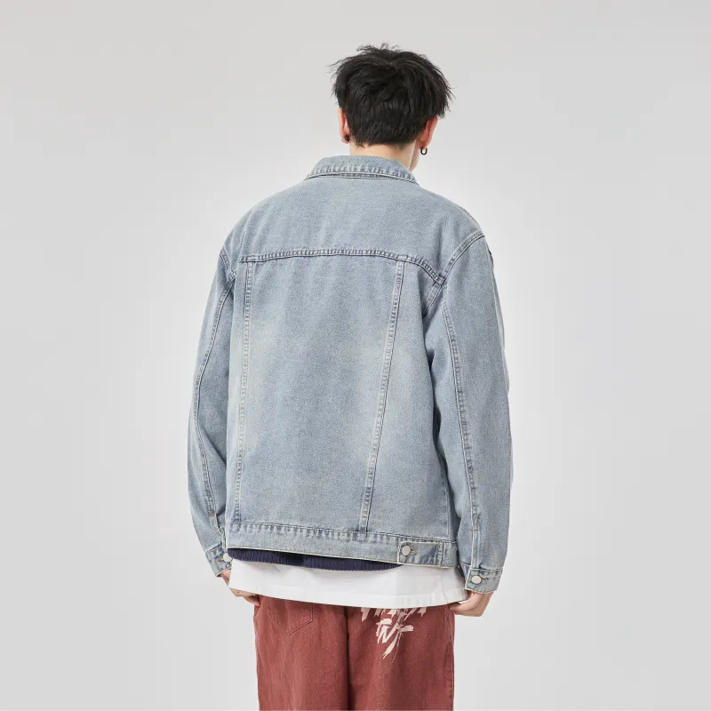 T-IRA Denim Jacket Unisex Purple-2