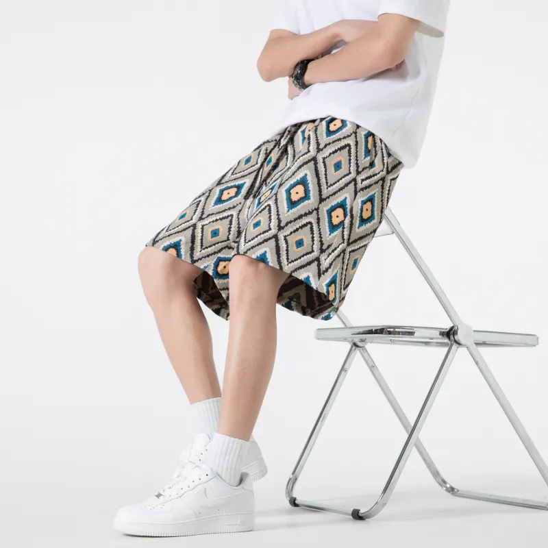 T IRA Casual Shorts Unisex Santorini Gray-5