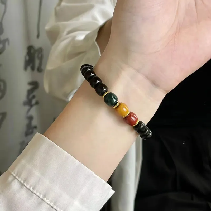 JIAFULAI Ebony Bracelets Unisex-2