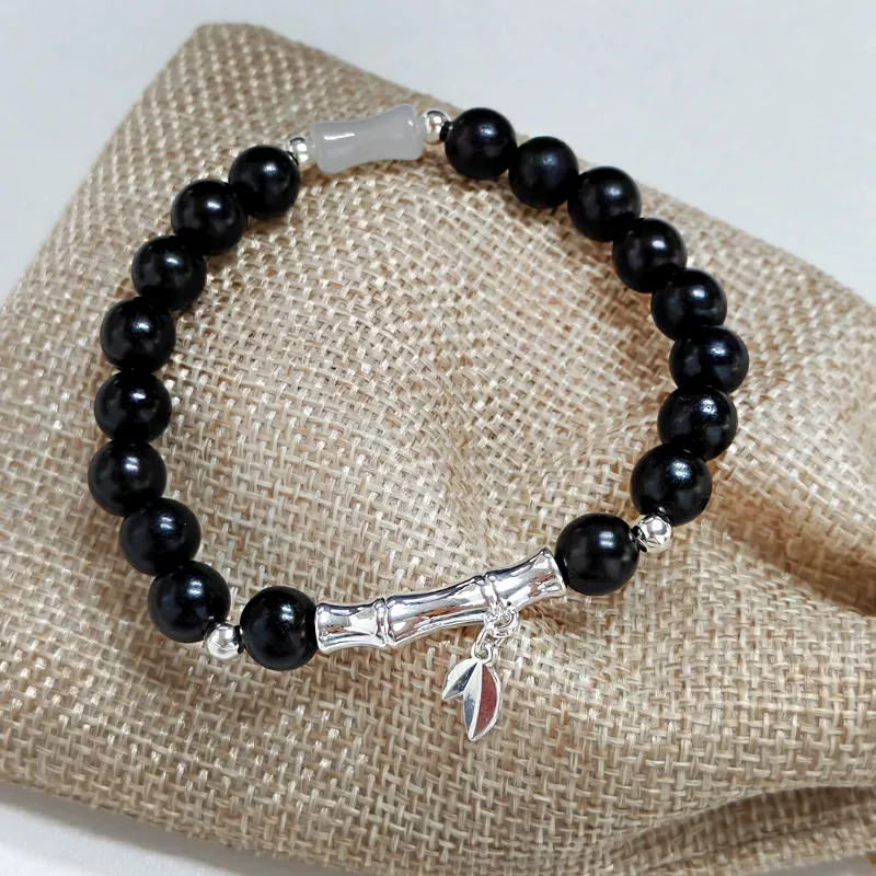 JIAFULAI Ebony Bracelets Unisex-4