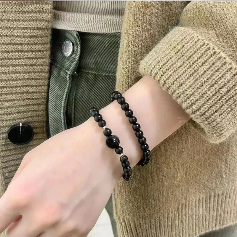 JIAFULAI Ebony Bracelets Unisex-2