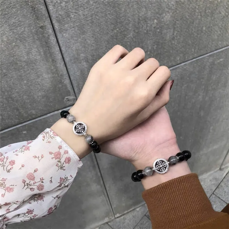 JIAFULAI Ebony Bracelets Unisex-2