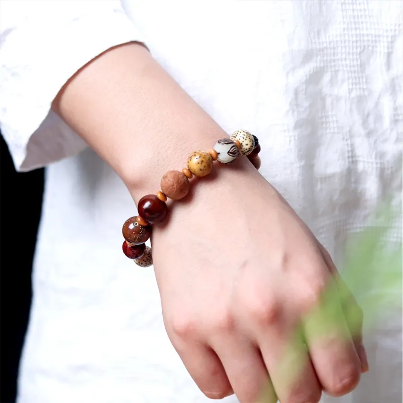 JIAFULAI Bodhi Seed Bracelets Unisex-6