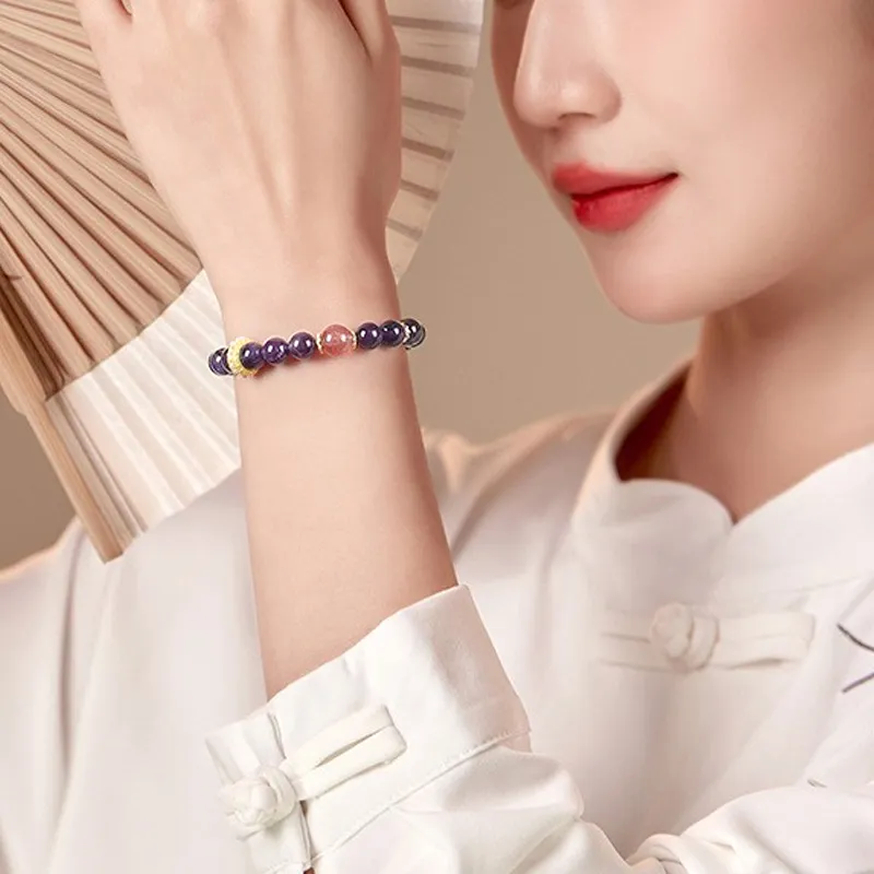JIAFULAI Colored Glaze Bracelets Women's-1