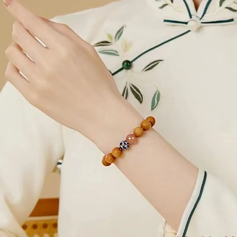 JIAFULAI Peachwood Bracelets Unisex-5