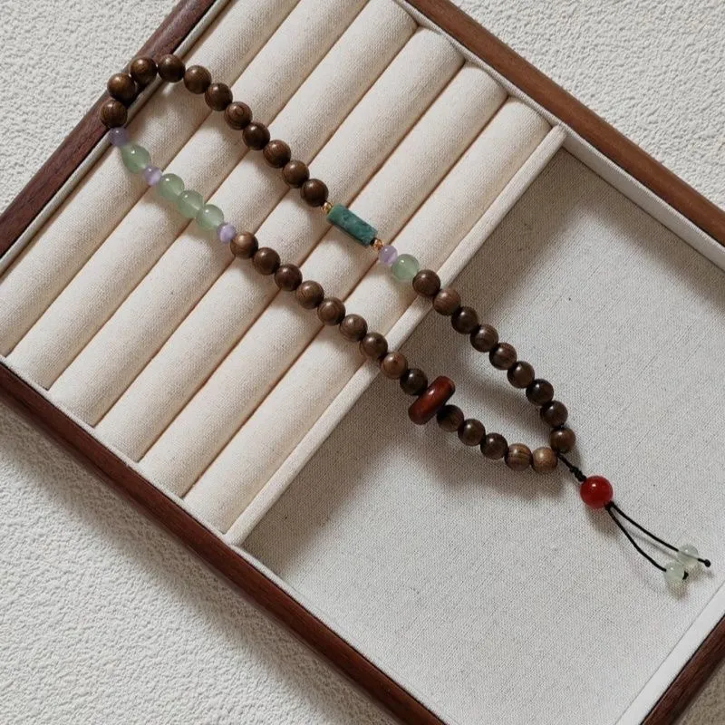 JIAFULAI Golden Sandalwood Bracelets Unisex-2
