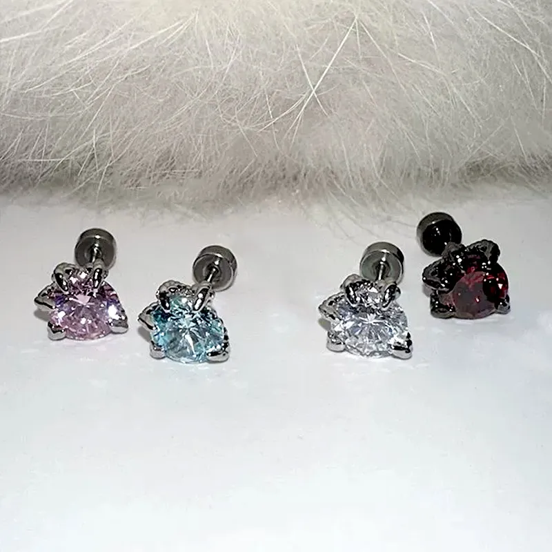 JIAFULAI Alloy Stud Earrings Unisex-4