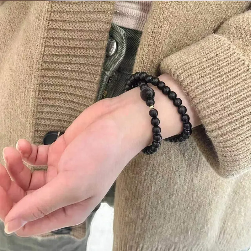 JIAFULAI Ebony Bracelets Unisex-1