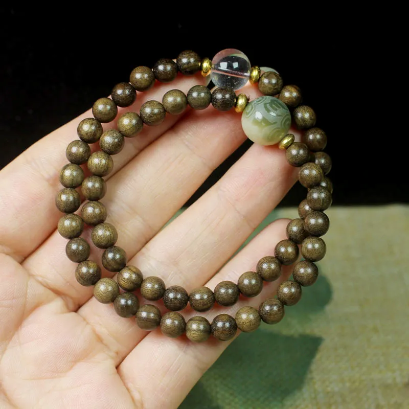 JIAFULAI Bogwood Bracelets Unisex-3