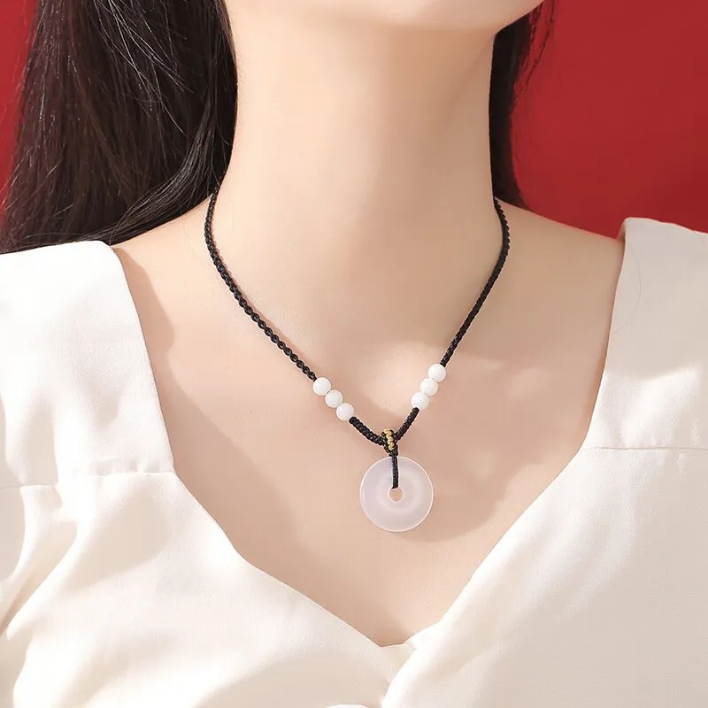 JIAFULAI Bodhi Root Necklaces Unisex-1