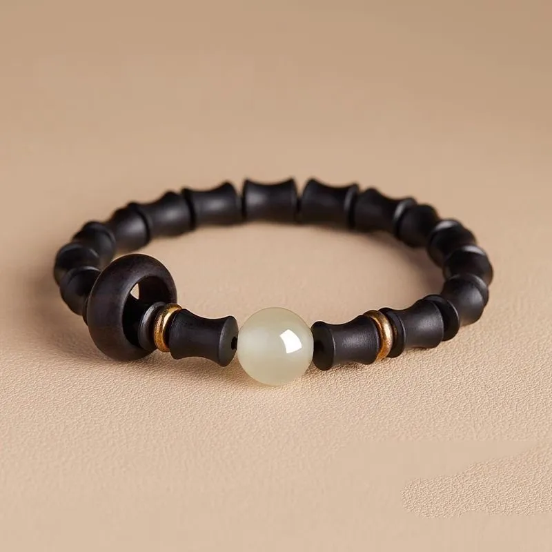JIAFULAI Green Sandalwood Bracelets Unisex-4