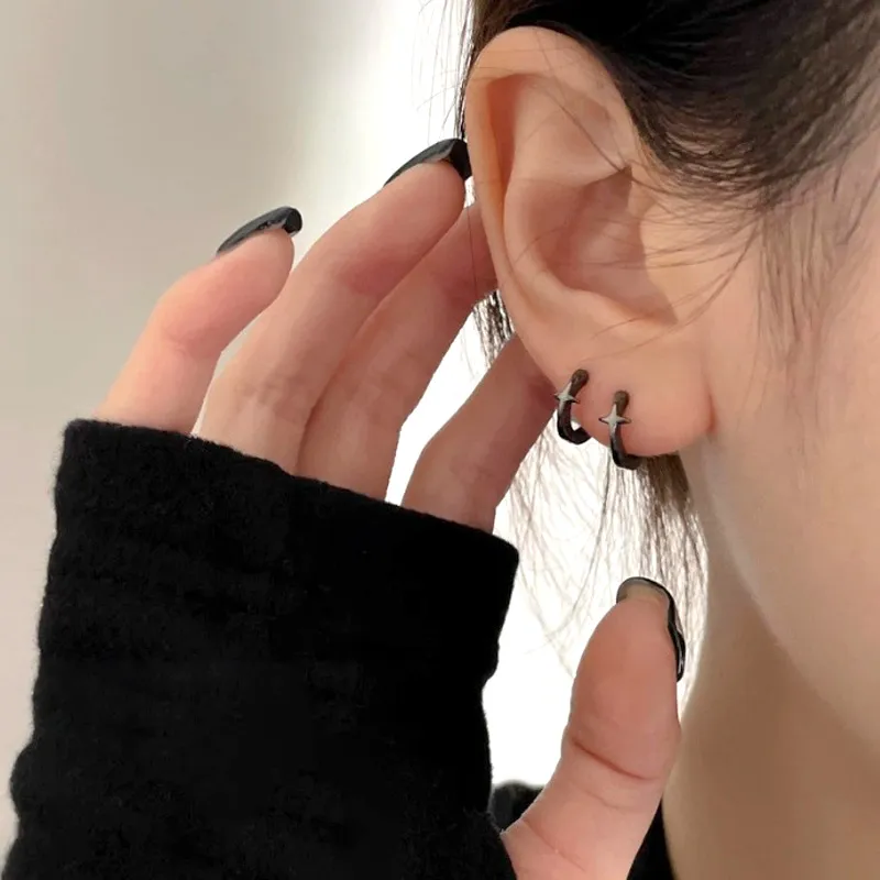 JIAFULAI Alloy Stud Earrings Unisex-3