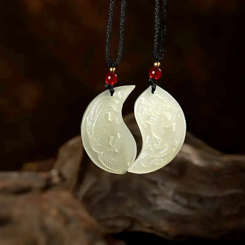 JIAFULAI Resin Necklaces Unisex-3