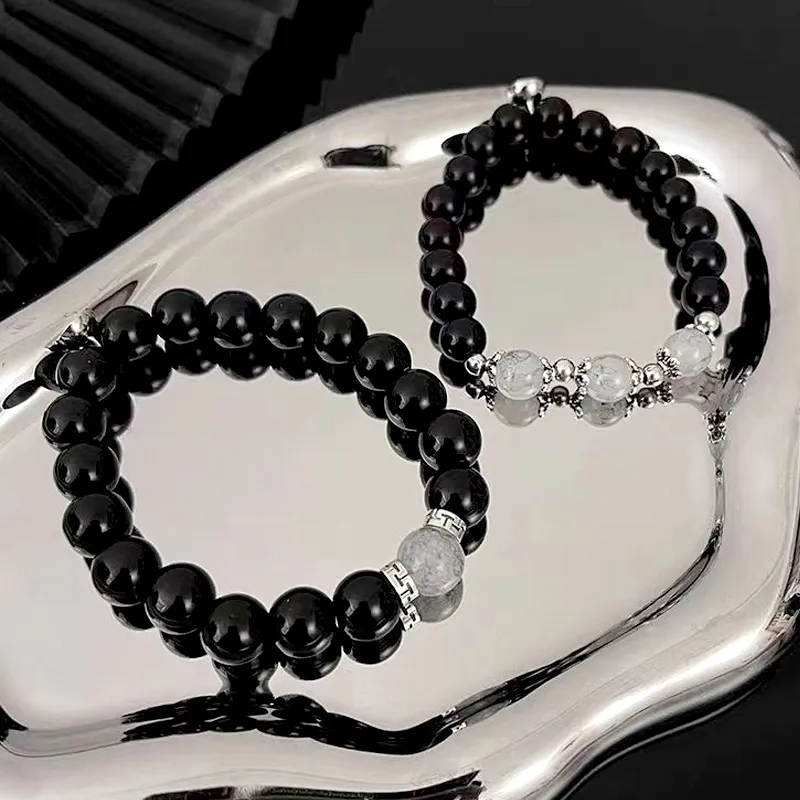 JIAFULAI Ebony Bracelets Unisex-2