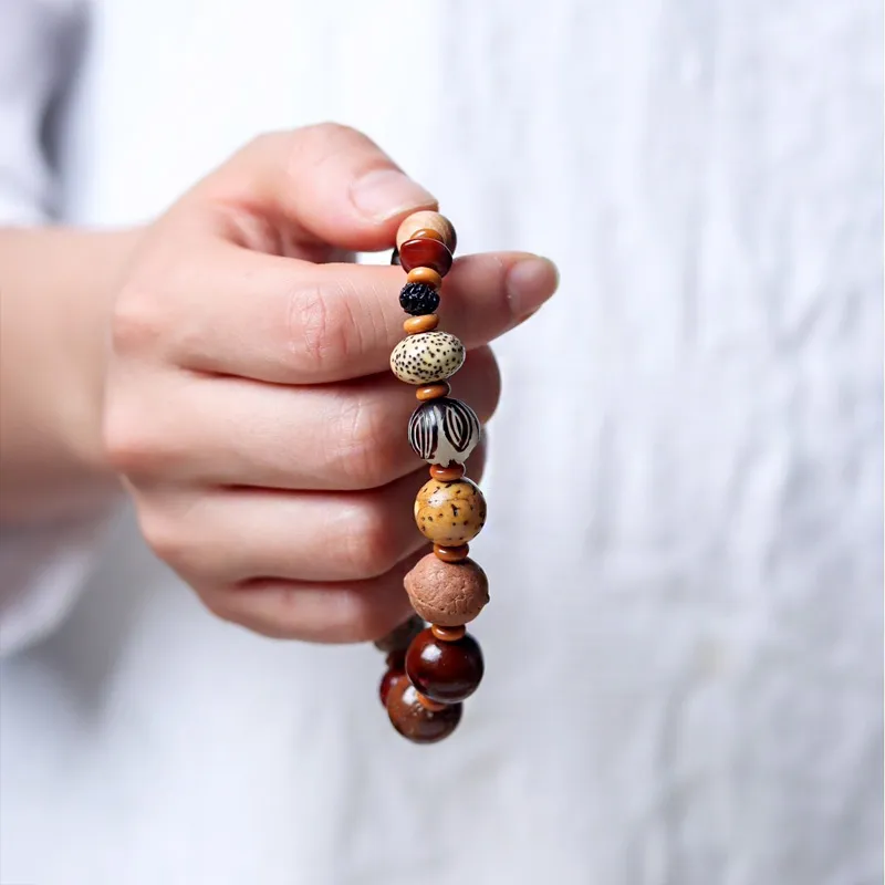 JIAFULAI Bodhi Seed Bracelets Unisex-7