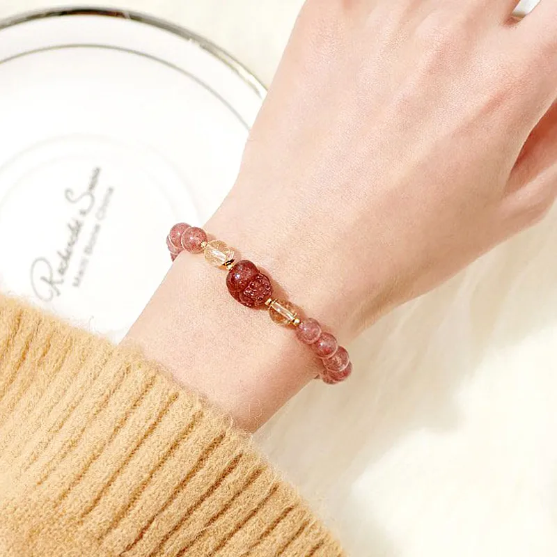 JIAFULAI Colored Glaze Bracelets Women's-1
