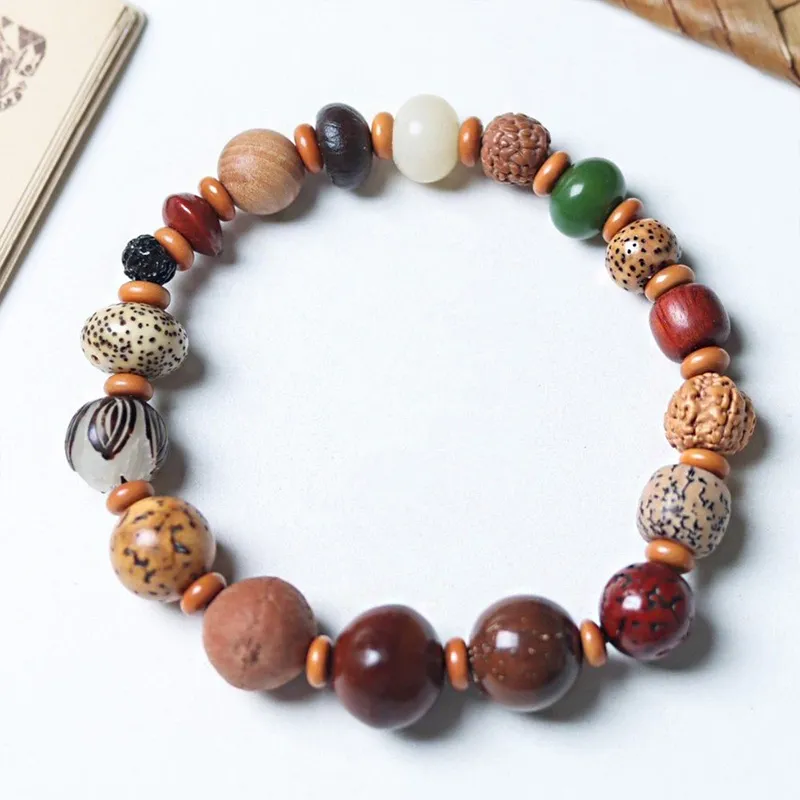JIAFULAI Bodhi Seed Bracelets Unisex-9