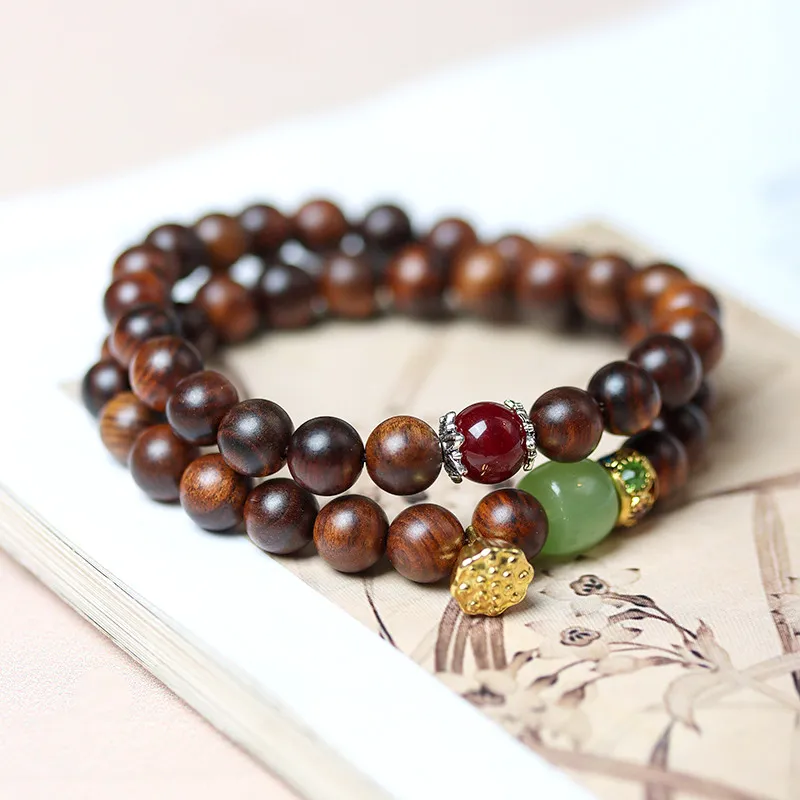 JIAFULAI Padauk Bracelets Unisex-1