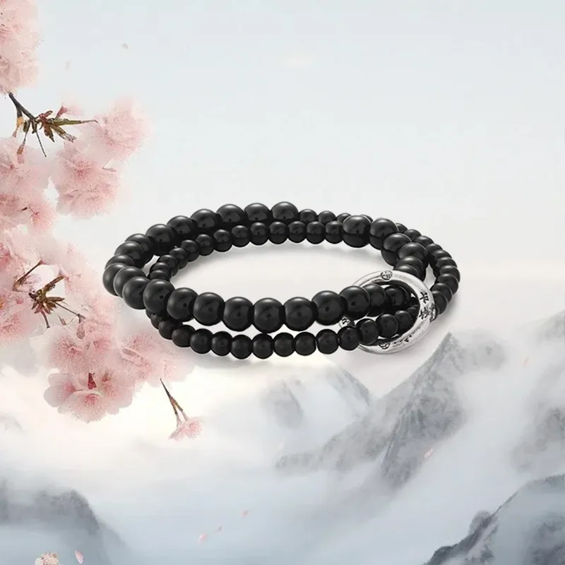 JIAFULAI Ebony Bracelets Unisex-2