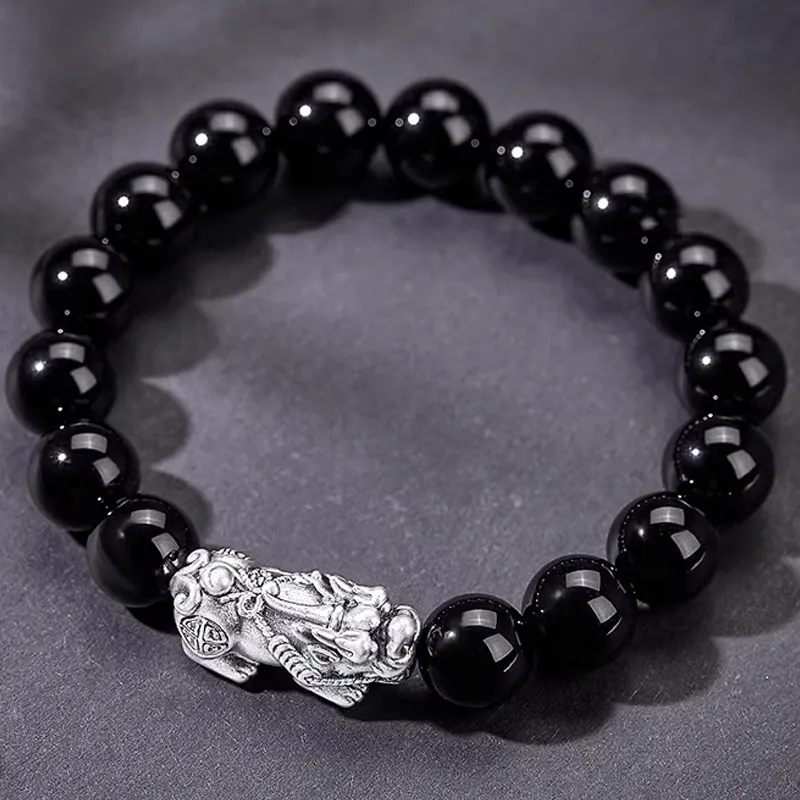 JIAFULAI Ebony Bracelets Unisex-8