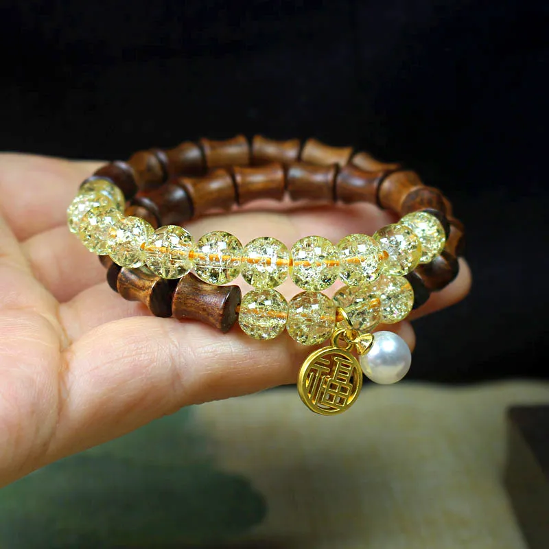 JIAFULAI Padauk Bracelets Women's-1