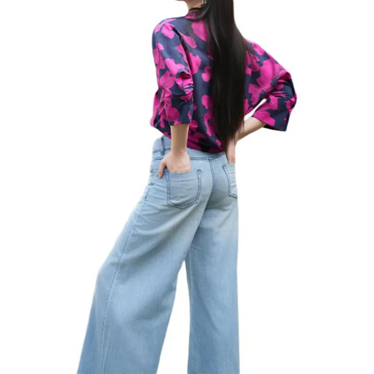 BESIONIA SS25 Jeans Women's Blue-4