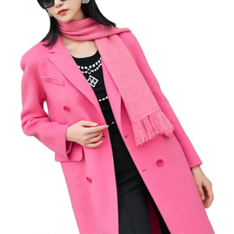 BESIONIA FW24 Coat Women's Pink-5
