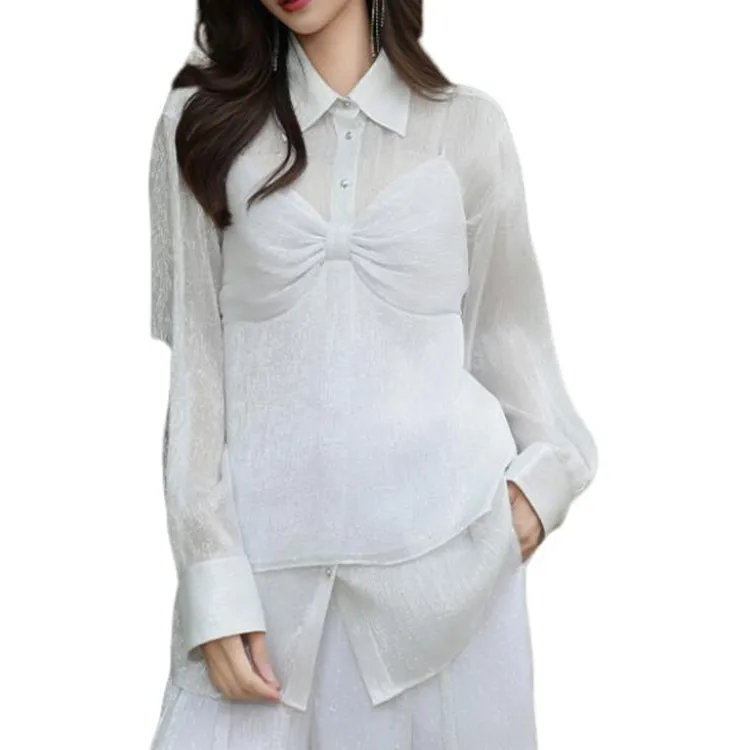 BESIONIA SS25 Shirt Women's Silver-1