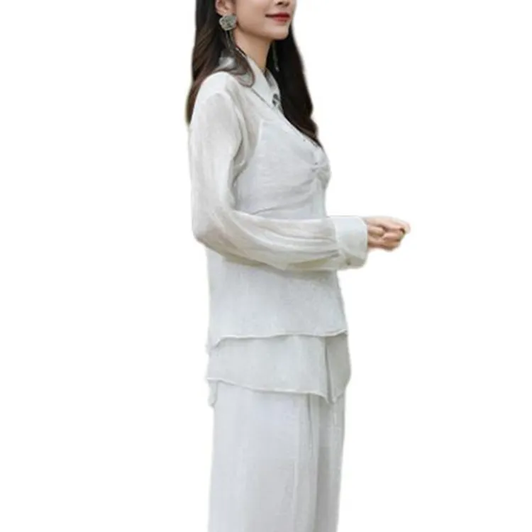 BESIONIA SS25 Shirt Women's Silver-4