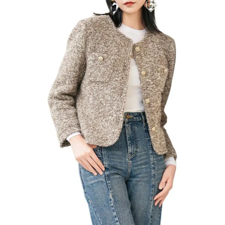 BESIONIA FW24 Jackets Coats Women's Khaki-2