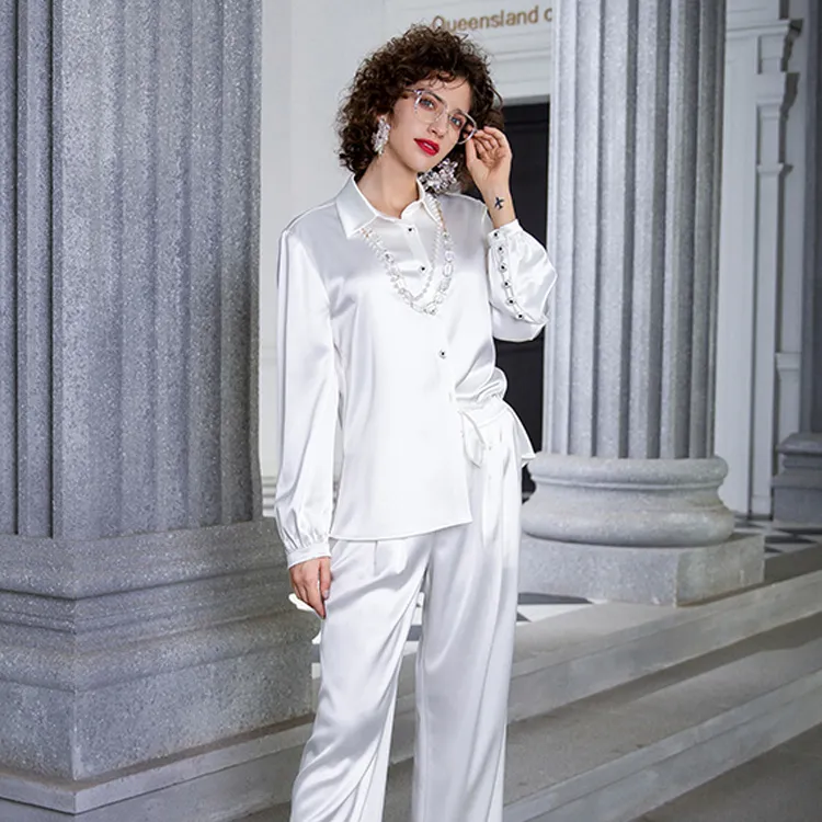 BESIONIA SS23 Casual Pants Women's White-4
