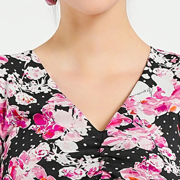 BESIONIA SS24 Short Sleeved Dresses Women's Pink-4
