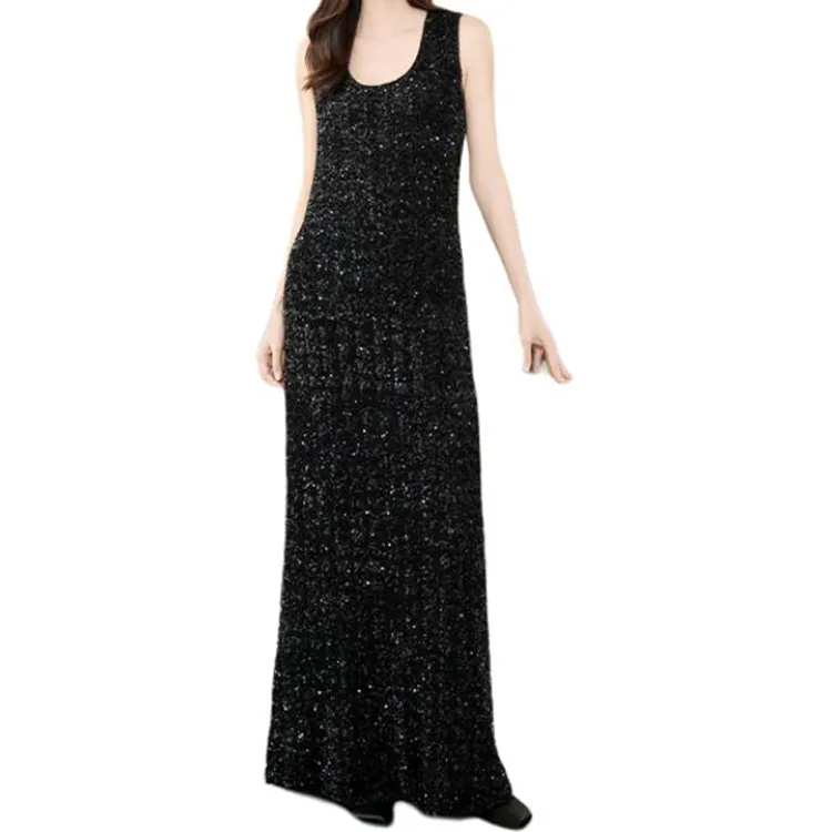 BESIONIA SS25 Sleeveless Dress Women's Black-2