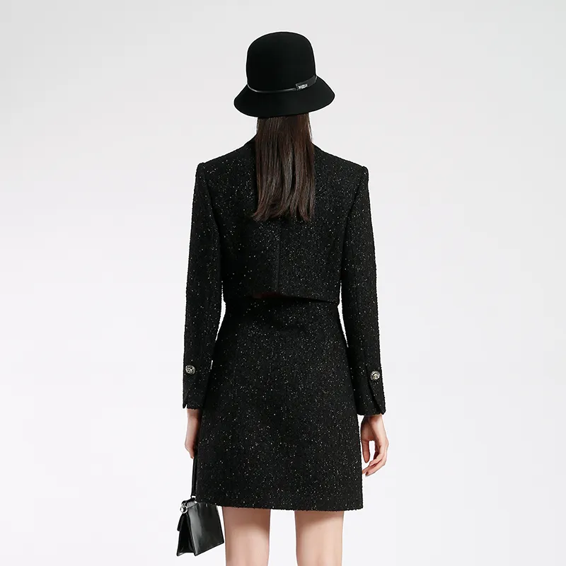 BESIONIA FW24 Coats Women's Black-5