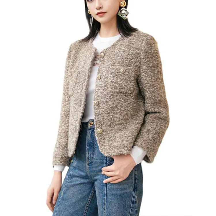 BESIONIA FW24 Jackets Coats Women's Khaki-1