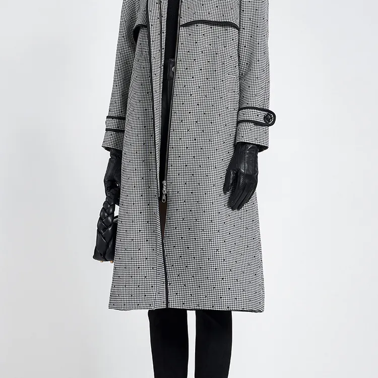 BESIONIA FW23 Trench Coat Women's Gray-4