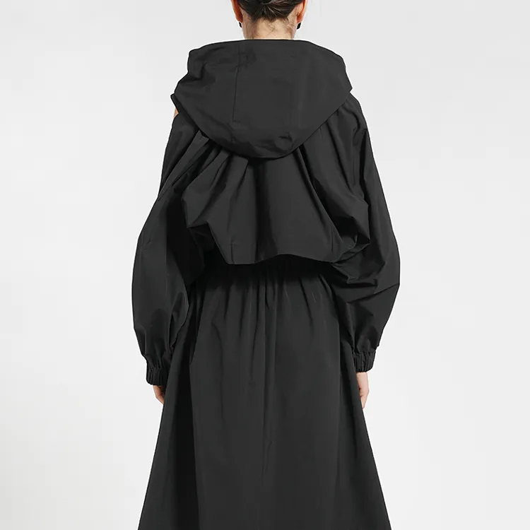 BESIONIA SS24 Long Sleeved Dresses Women's Black-3